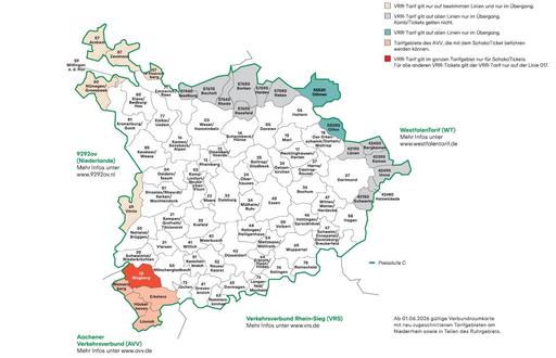 Verbundraum VRR ab 1.6.2026
