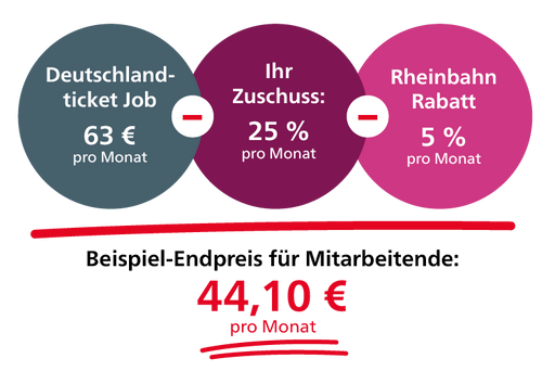 Deutschlandticket Job Preisbeispiel